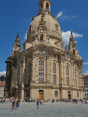 Frauenkirche und Lutherdenkmal