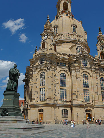 Frauenkirche und Lutherdenkmal Fotos