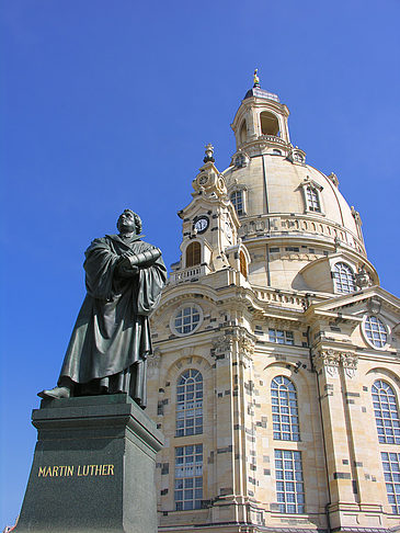 Foto Martin Luther Denkmal an der Frauenkirche - Dresden