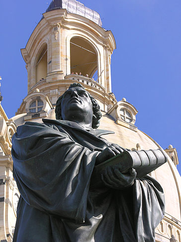 Foto Martin Luther Denkmal an der Frauenkirche - Dresden