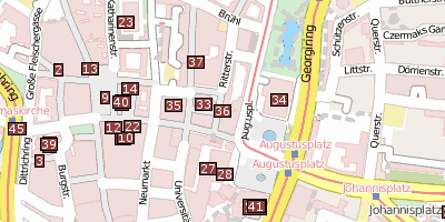 Ägyptisches Museum der Universität Leipzig Stadtplan