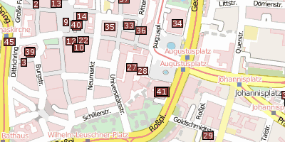 Augusteum  Stadtplan