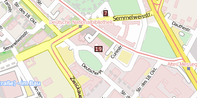 Stadtplan Deutsches Buch- und Schriftmuseum