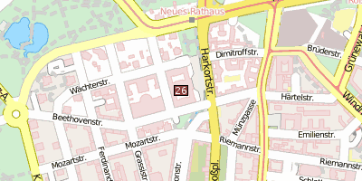 Reichsgerichtsgebäude Leipzig Stadtplan