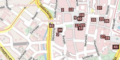 Thomaskirche Stadtplan