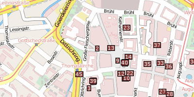 Stadtplan Zum Arabischen Coffe Baum Leipzig